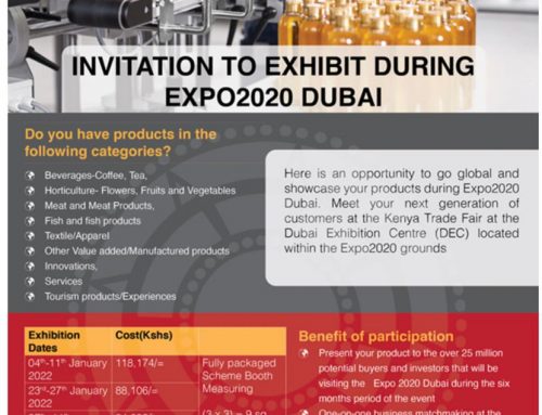 INVITATION TO EXHIBIT DURING EXPO2020 DUBAI.