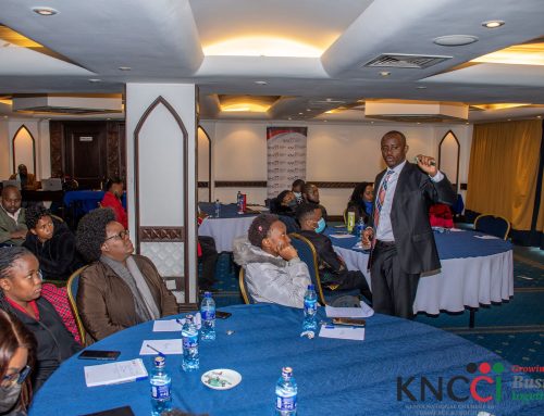 KNCCI- GIZ SME accelerator project training (Nairobi)