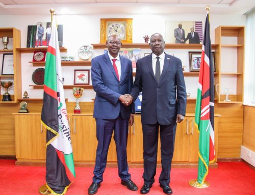 South Sudan Ambassador Anthony louis Kon Pays Courtesy Call  to KNCCI